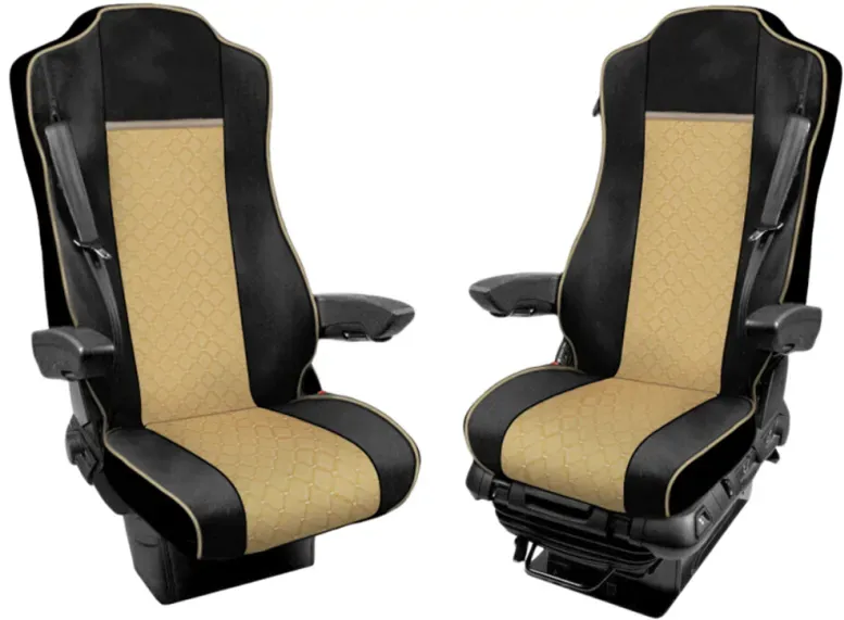 LKW Sitzbezug-Set für den Mercedes Actros Euro 6 2015-2021, Beige