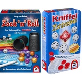 Schmidt Spiele 49320 Zock'n'Roll & 51296 Kniffel Extreme, Bring Mich mit Spiel in Metalldose