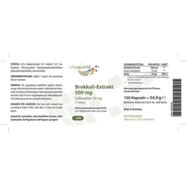 Vita-World GmbH Brokkoli-Extrakt Kapseln 100 St