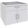 Sconto Waschmaschinenunterschrank 70 x 52 x 68 cm Weiß