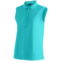 Maier Sports Ulrike ärmelloses Polo - Columbia - M-L