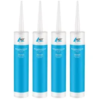 AGT 4er-Set Montagekleber/Dichtstoffe extra-stark 475 g weiß