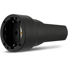 REV Ritter REV 0512150555 Schutzkontaktkupplung, Gummi 250V schwarz