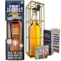 Boxer Gifts Whiskey Escape Room Spiel für Erwachsene – Schalte den Käfig frei, um Flasche zu bekommen, lustiges Gehirn-Teaser-Puzzle für Erwachsene, Whisky-Geschenke für Männer zu Geburtstagen oder