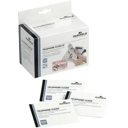 Durable TELEPHONE CLEAN 50 - Reinigungstuch - weiß (Packung mit 50)