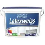SCHÖNER WOHNEN-Farbe Mix Latexfarbe Latexweiß zum Mischen lassen  (Basismischfarbe 1, Seidenglänzend, 10 l, Strukturbetonend)