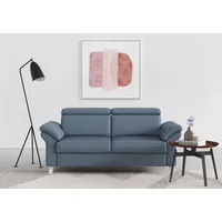 sit&more 2,5-Sitzer SIT & MORE "Arngast", bunt (graublau), B:186cm H:84cm T:93cm, Sofas, inklusive Federkern und Kopfteilverstellung