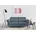 sit&more 2,5-Sitzer SIT & MORE "Arngast", bunt (graublau), B:186cm H:84cm T:93cm, Sofas, inklusive Federkern und Kopfteilverstellung