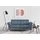 sit&more 2,5-Sitzer SIT & MORE "Arngast", bunt (graublau), B:186cm H:84cm T:93cm, Sofas, inklusive Federkern und Kopfteilverstellung