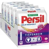 Persil Color Megaperls (5 x 16 Waschladungen), Colorwaschmittel mit Tiefenrein Technologie, Waschmittel für reine Wäsche & hygienische Frische für die Maschine, 20 °C bis 60 °C