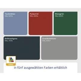 EcoStar Kaminholzregal Trend-V Typ 1 anthrazitgrau