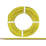 Donau Elektronik 218-380 Doppeldraht gelb-braun 50m, Mehrfarbig, 50 m