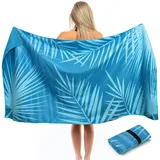 ELAKIRI Mikrofaser Strandtuch XXL 180x90cm - Microfaser Badetuch Groß Leichtdünn Weich | Familien Reisehandtuch Schnelltrocknend Strandhandtuch | Saugfähig Sandfrei Strandtücher für Strand,Schwimm