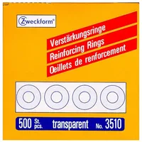 Avery Zweckform Verstärkungsringe 13 mm transparent 500 St.