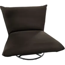 INOSIGN Drehsessel »Cremona« 360° drehbar mit Metallfuß braun