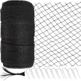 Gartennetz 4x10m Vogelschutznetz Engmaschig (15x15mm) - Extra Starkes HDPE