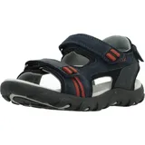 GEOX Jr Sandal Strada A Blau/Rot 26