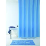 GRUND Duschvorhang Allura 240 x 200 cm blau