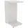 CaliCosy Beistelltisch Holzwerkstoff 40 x 63 x 15 cm weiß