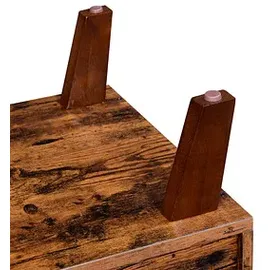 VASAGLE LTV027X01 Lowboard 140,0 x 40,0 x 50,0 cm Braun Spanplatte