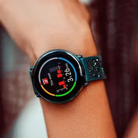 Polar Armband 20 mm Fluorelastomer), Uhrenarmband, Schwarz