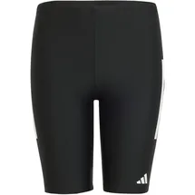 adidas 3-Streifen Kids Jammer-Badehose Black / White 152    