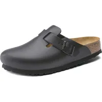 Birkenstock Boston Leather Clog,Black,41 N EU - 41 EU Schmal