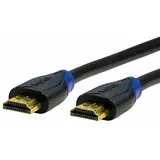 Logilink HDMI Anschlusskabel HDMI-A Stecker HDMI-A Stecker 10 m Schwarz/Blau