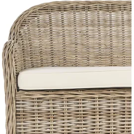 Beliani Gartenbank 189 x 0 x 0 cm Naturfarben