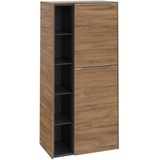 Villeroy & Boch Subway 3.0 Mittelschrank C59900RH 57,4x120x36,2cm, Schanier rechts/Griff Aluminium glänzend Kansas Oak