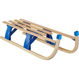Tectake tectake® Holzschlitten Jeffrey klappbar 37,5 x 109,5 x 31 cm, Belastbarkeit 130 kg
