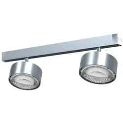 Top Light Puk Maxx Choice Turn Deckenleuchte 2 Köpfe LED | chrommatt