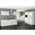 Held Eckschrank Mailand 110 x 85 x 60 cm Hochglanz Weiß
