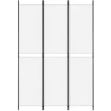 vidaXL Paravent Weiß 150x220 cm Stoff