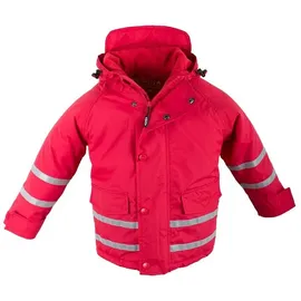 BMS atmungsaktive Winterjacke 100% wasserdicht Kinder rot 134