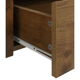 Home Affaire Highboard HOME AFFAIRE "Maribo", beige (naturfarben), B:125cm H:140cm T:35cm, Sideboards, Highboard, Stauraumschrank im modernen Landhaus-Stil, Breite 125 cm