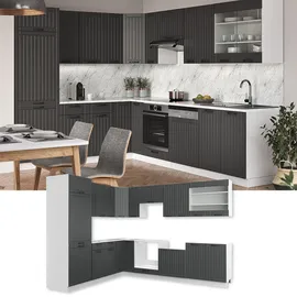 Vicco Winkelküche Fame-Line L-Form 287 cm Weiß