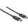 Manhattan USB-C 0,5 m Schwarz