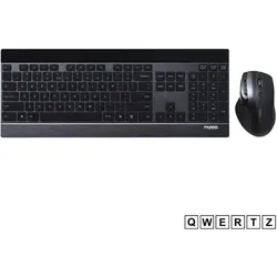 Rapoo 8900P Schwarz Kabelloses Deskset