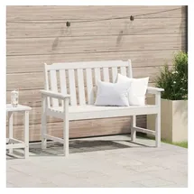 vidaXL Gartenbank 120 x 59 x 88 cm Weiß