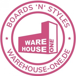 WH1 BOARDS N STYLE Die Cut Aufkleber magenta II - 10cm