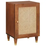 vidaXL Badezimmerschrank mit Tür 33,5 x 58 x 38 cm Braun