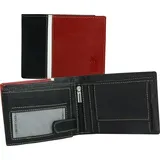 Drachenleder Herren Geldbörse schwarz