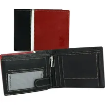 Drachenleder Herren Geldbörse schwarz