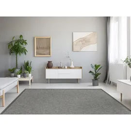 DEKOWE In- & Outdoorteppich Naturino Basic S2 platin 003 Boucle 80x150 cm