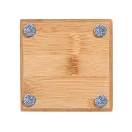 Sigel Stiftehalter Eyestyle braun Bambus 9,2 x 9,2 x 10,6 cm