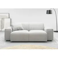 Home Affaire 2-Sitzer HOME AFFAIRE "Glimminge auch in Breitcord + Feincord + Easy care-Bezug", silber, B:194cm H:71cm T:101cm, 95% Polyester, 5% Nylon, Sofas, besondere Kedernähte,, Zierkissen