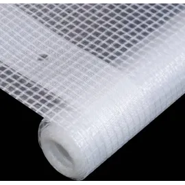 vidaXL Gitter-Abdeckplanen 2 Stk. 260 g/m2 2x6 m Weiß