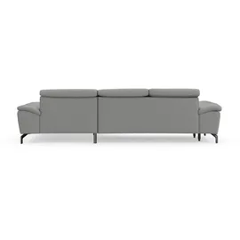 sit&more Ecksofa SIT & MORE "Cool L-Form", grau, B:290cm H:79cm T:185cm, Sofas, Ecksofa, wahlweise mit Kopfteilverstellung und Vorziehsitz, motorisch