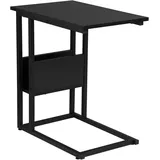 Woltu Beistelltisch Kaffeetisch Couchtisch Sofatisch Nachttisch Betttisch Laptoptisch, Gestell aus Metall, Tischpltte aus Spanplatte, 55x36x59,5cm(BxTxH),